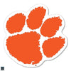 Clemson Tiger 6&quot; Orange Paw Magnet