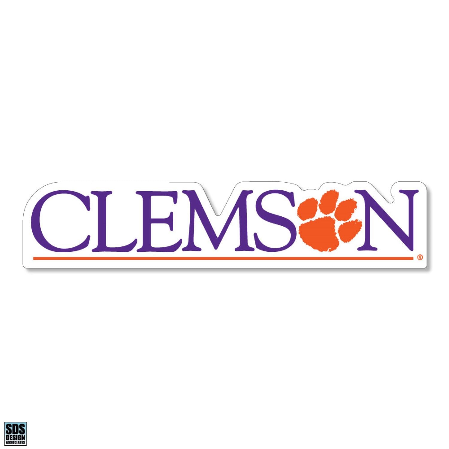 10&quot; Clemson with Paw Magnet