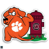 Clemson Tigers 3&quot; Rival Pup Magnet