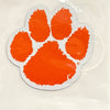 CLEMSON TIGERS ORANGE PAW MAGNET