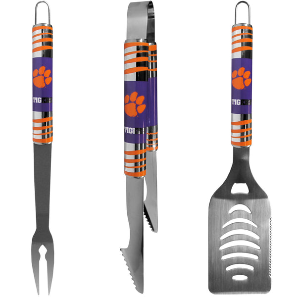 Siskiyou Sports Saliera E Pepiera Clemson Tigers | Set Da Tailgating In Vetro Con Tappo A Vite, Altezza 9,5 Cm - 4