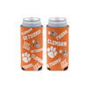 CLEMSON TIGERS SCATTER PRINT SLIM CAN COOLER