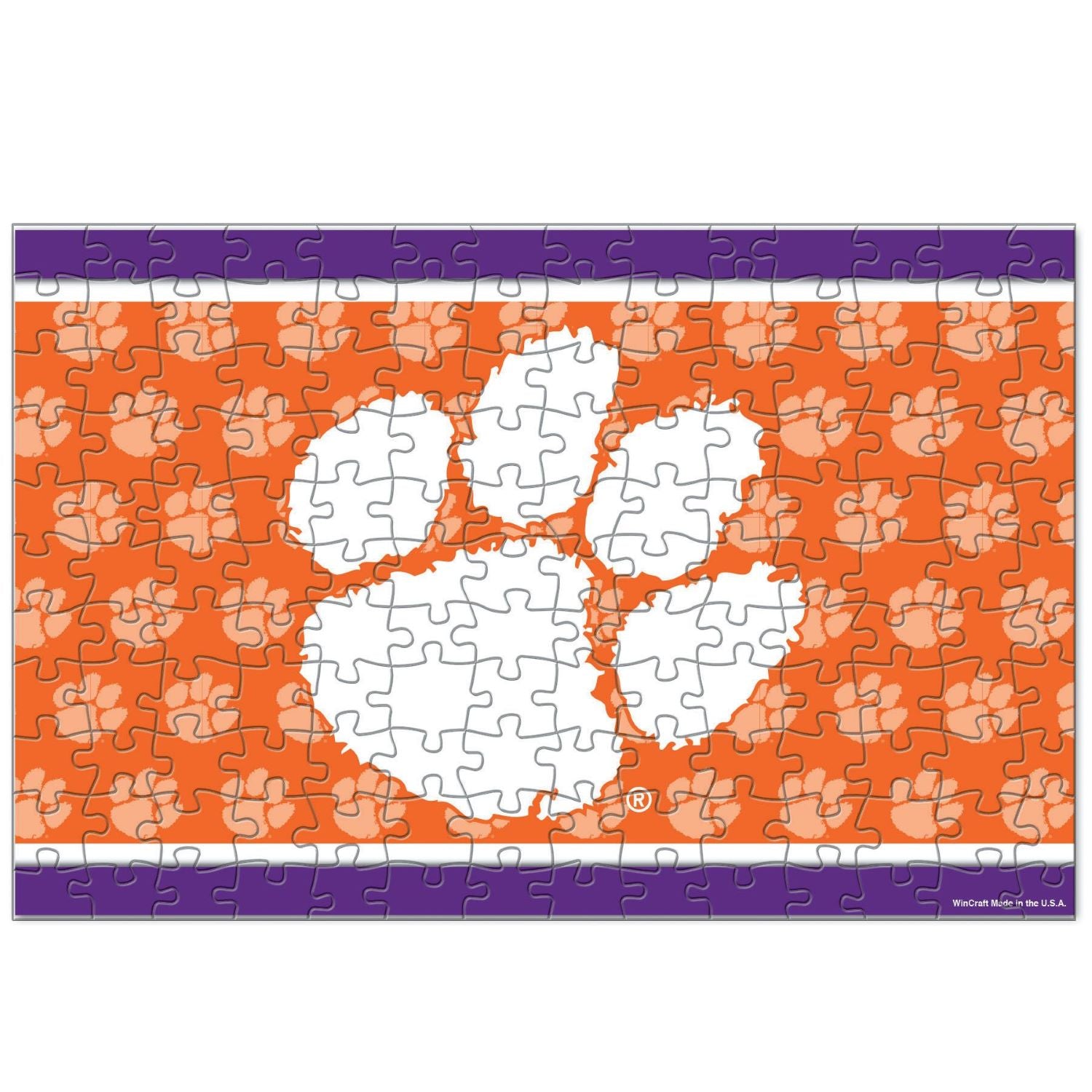 Clemson Tigers 150pc Paw Puzzle