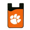 CLEMSON TIGER ORANGE PAW CELL PHONE CARD HOLDER