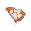 CLEMSON STATE WITH PAW CHROME AUTO EMBLEM