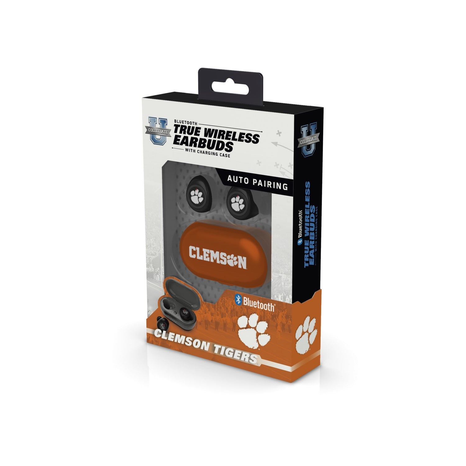 CLEMSON TIGERS TRUE WIRELESS EARBUDS