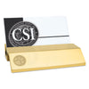 CLEMSON TIGERS GOLD TONE BUSINESS CARD HOLDER