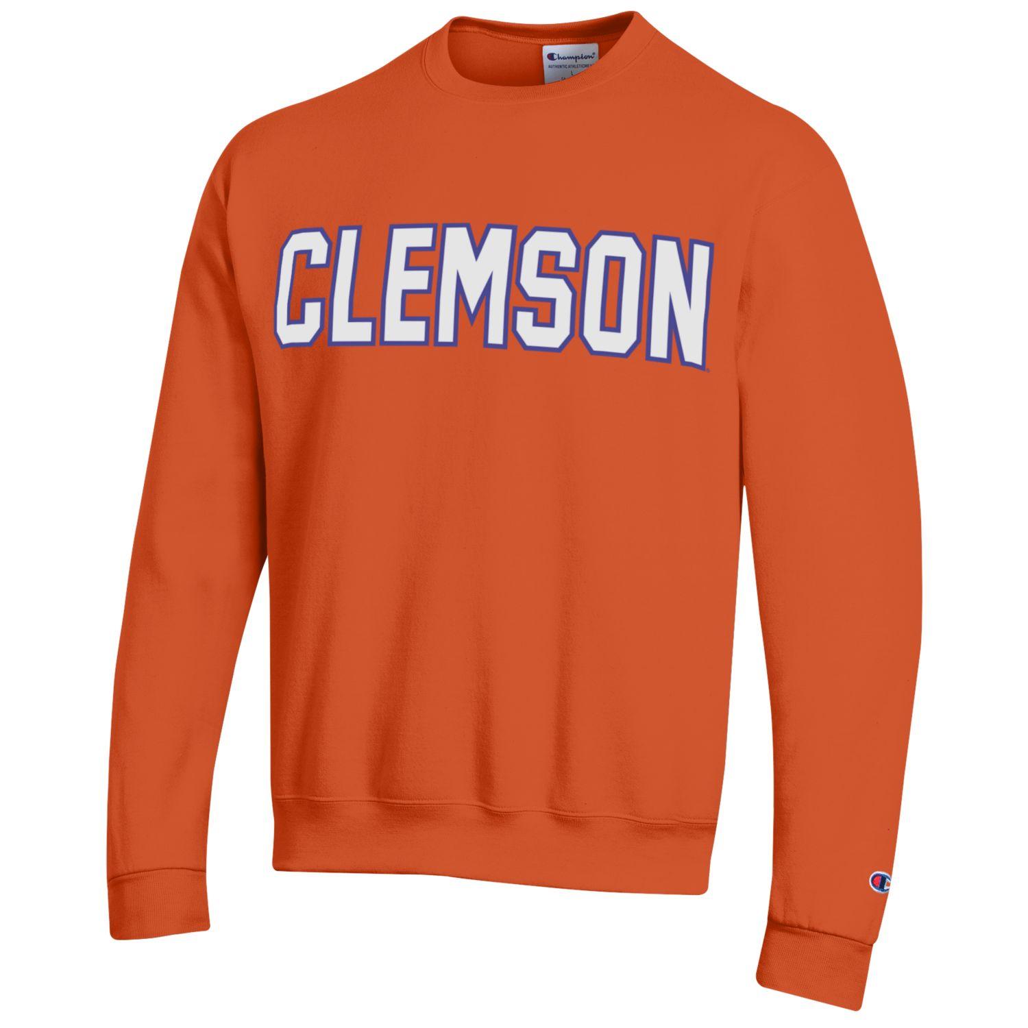 orange nike clemson sweatshirt