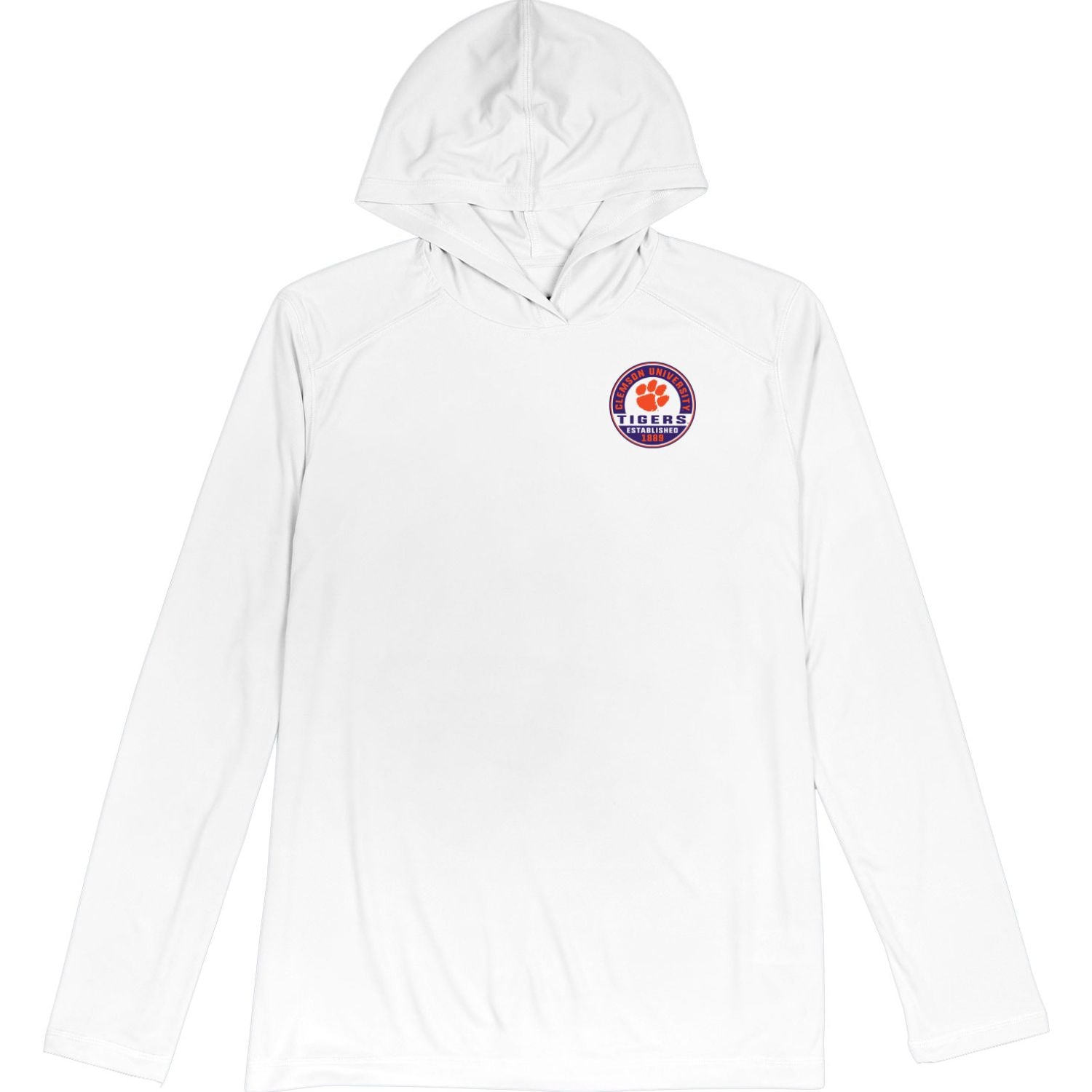 CLEMSON TIGERS WHITE SPACE HOOD
