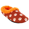 CLEMSON TIGERS LADIES CHEVRON SLIPPERS