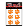 Clemson Tigers 6pc Peel and Stick Face Tattoo
