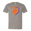 GRAY CLEMSON TIGERS HOME BASE T-SHIRT