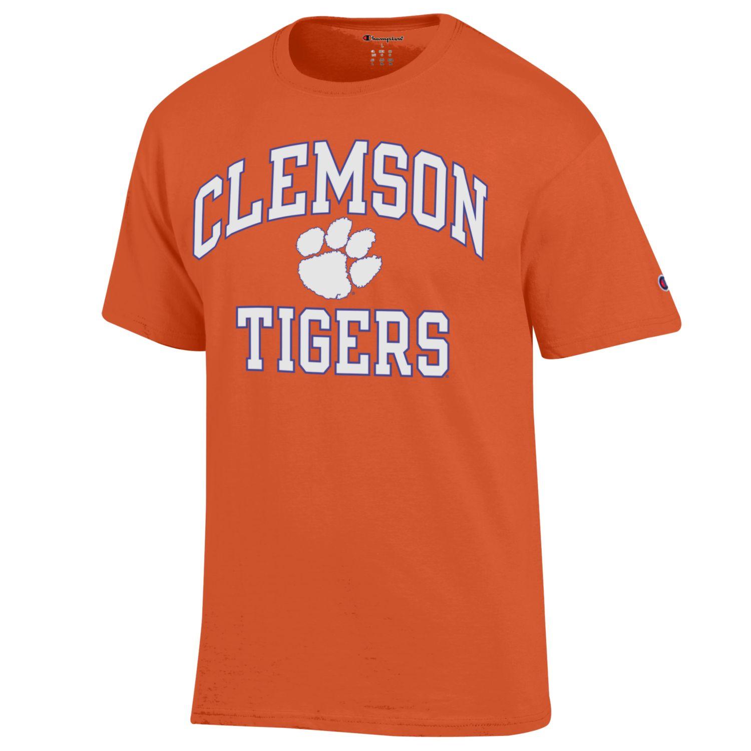 CLEMSON TIGERS ARCH OVER PAW T-SHIRT