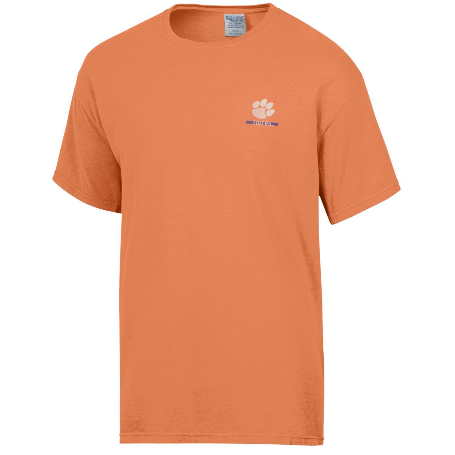 CLEMSON TIGERS FISHING COMFORT WASH TEE