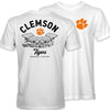 CLEMSON TIGERS WHITE STADIUM TEE