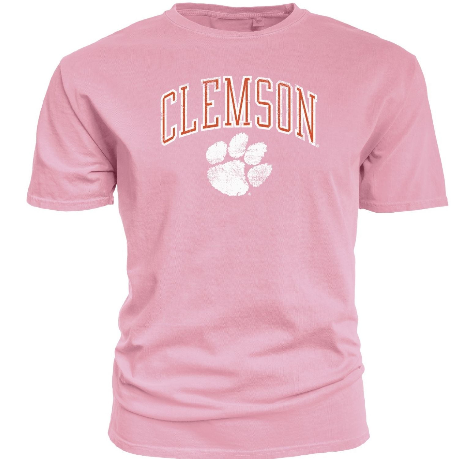 CLEMSON TIGERS PINK CLEMSON ARCH PAW TEE