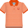 CLEMSON TIGERS ORANGE/WHITE WITH PAW POLO