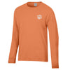 ORANGE CLEMSON TIGERS DISTRESSED PAW LONG SLEEVE COMFORT WASH