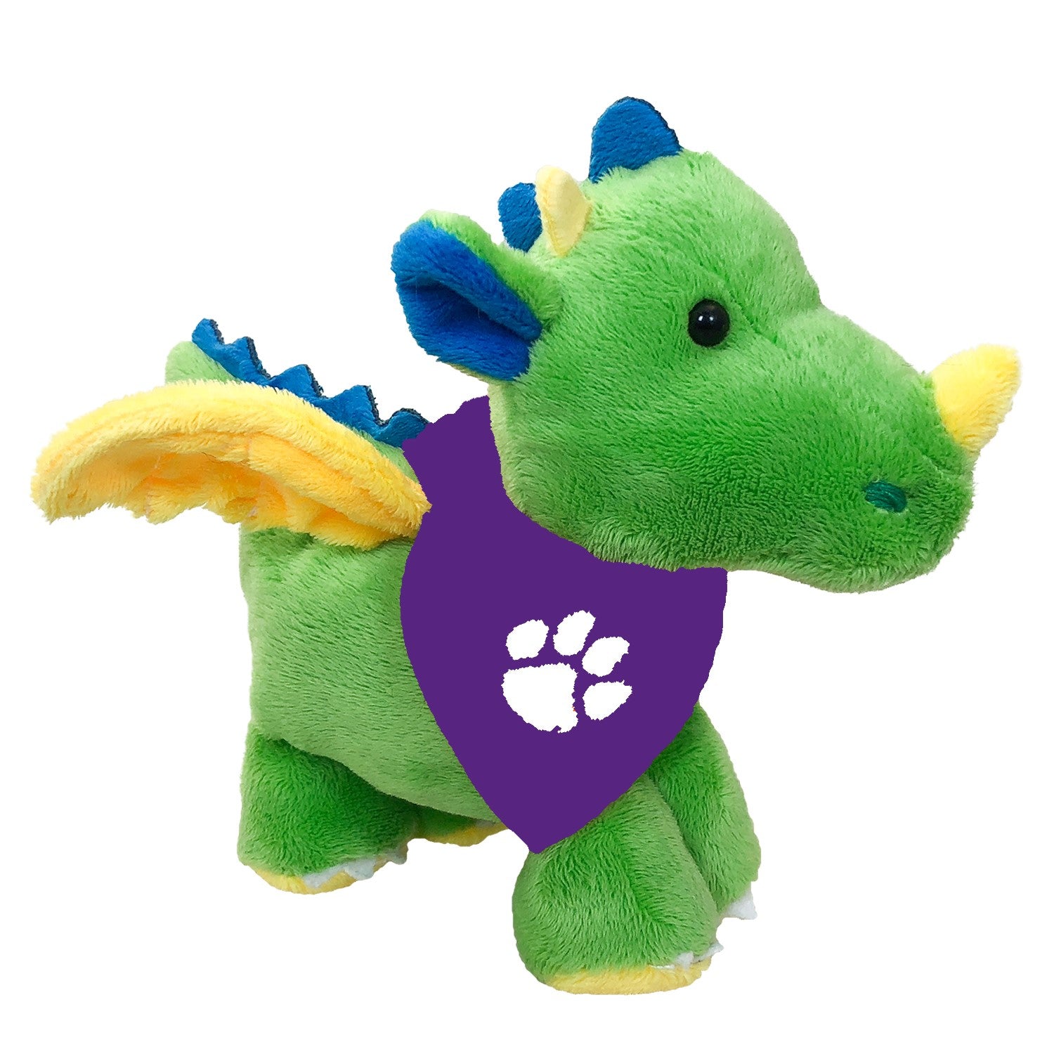 CLEMSON STUFFED SHORT STACK DRAGON WITH BANDANA