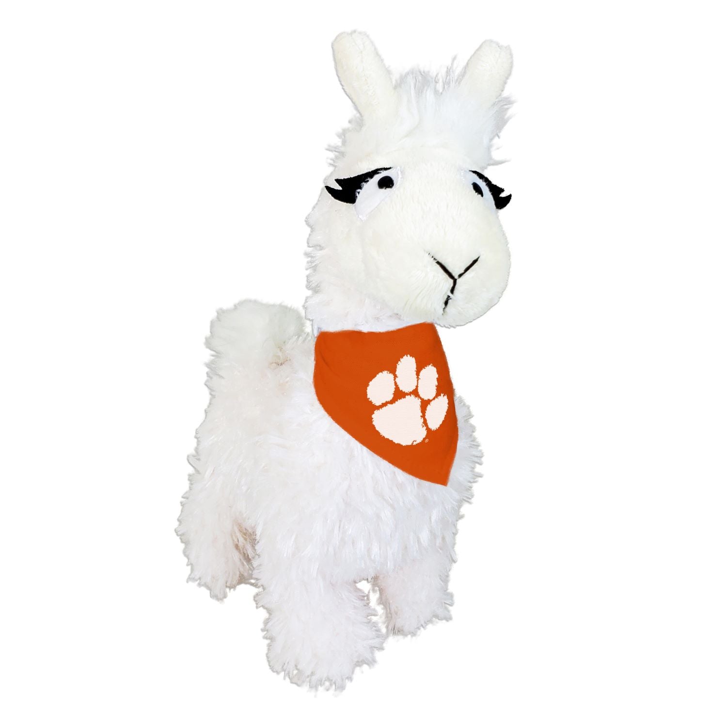CLEMSON STUFFED 9&quot; TINA LLAMA WITH BANDANA