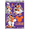 Clemson University Mickey Mouse Decal Sheet