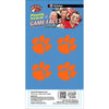 CLEMSON TIGERS 4 PACK FACE TATTOOS