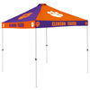 Clemson Orange and Purple Checkerboard Canopy Tent 9&#39;x9&#39;